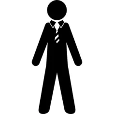 Man wearing suit and tie