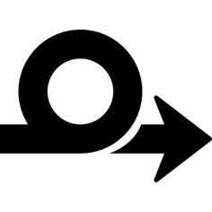 Arrow loop symbol