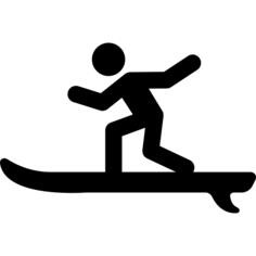 Surf silhouette