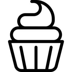 Cream Cupcake