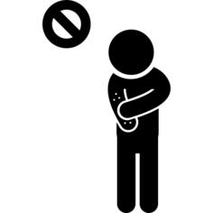 Sick people not allowed