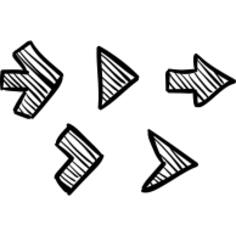 Right arrows sketched set