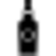 Dark liquor in bottle