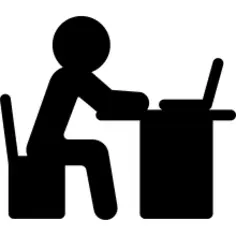 Student Working at Desk