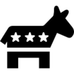 Donkey americal political symbol of democrats