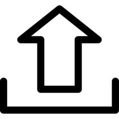 Up Arrow  with Tray