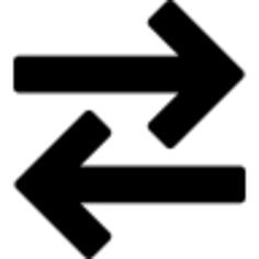 Arrows couple to opposite directions