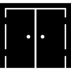 Double door closed