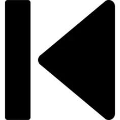 Beginning media button arrow