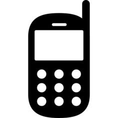 Old Mobile Phone with Antenna