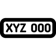 License plate