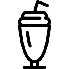 Milkshake with Straw