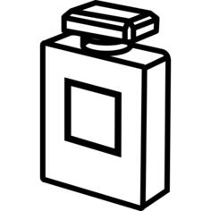Perfume bottle outline