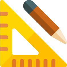 Ruler and pencil