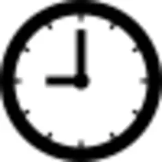 Wall clock of circular shape