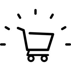 Shopping cart sign
