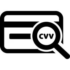 Credit card with cvv code