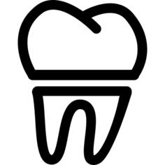 Tooth outline