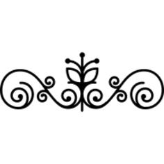 Floral curves and swirls design