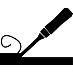 Wood chisel used to carve wood