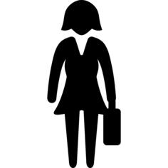 Woman searching job