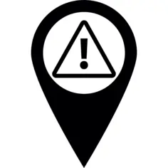 Warning Sign Pin
