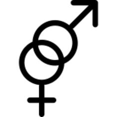 Male and female gender symbols