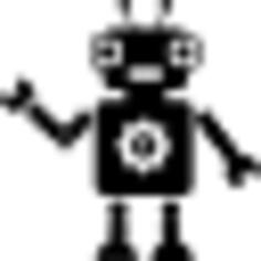 Robot with a gear