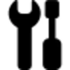 Spanner and screwdriver