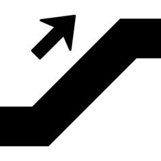 Escalator up sign