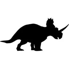 Centrosaurus dinosaur shape