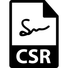 CSR file format