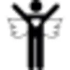 Angel with open arms