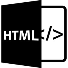 HTML open file format