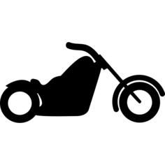 Motorcycle side view