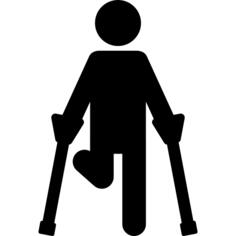 broken leg