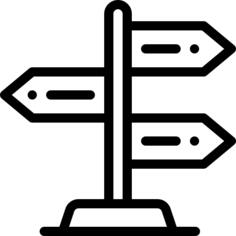 Direction sign