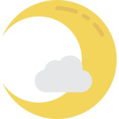 Crescent moon