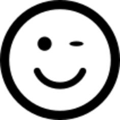 Wink face square