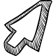 Pointer arrow sketch