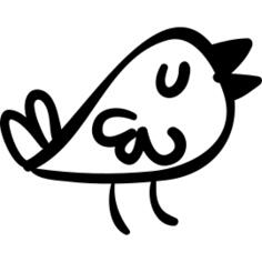 Bird handmade logo
