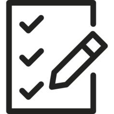 Check List and Pencil