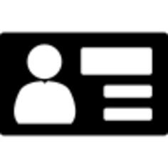 Person business card