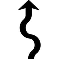 Arrow squiggly