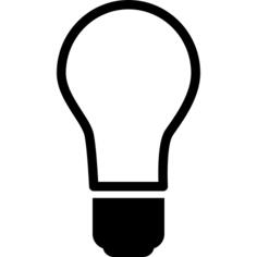 Light bulb off
