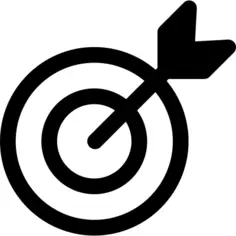 Dart Board and Arrow