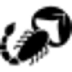 Scorpion shape of zodiac sign