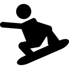 Extreme snowboard silhouette