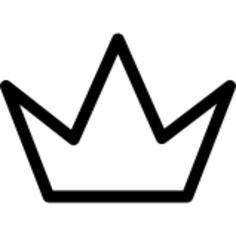 Simple crown outline