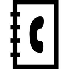 Telephone directory interface symbol